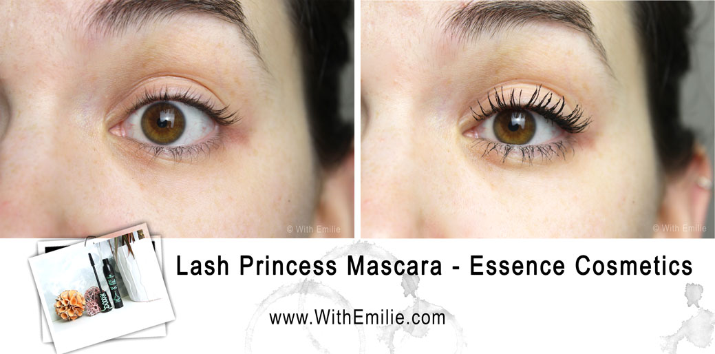 BeforeafterLashPrincessMascaraEssenceCosmeticsWithEmilieBlog