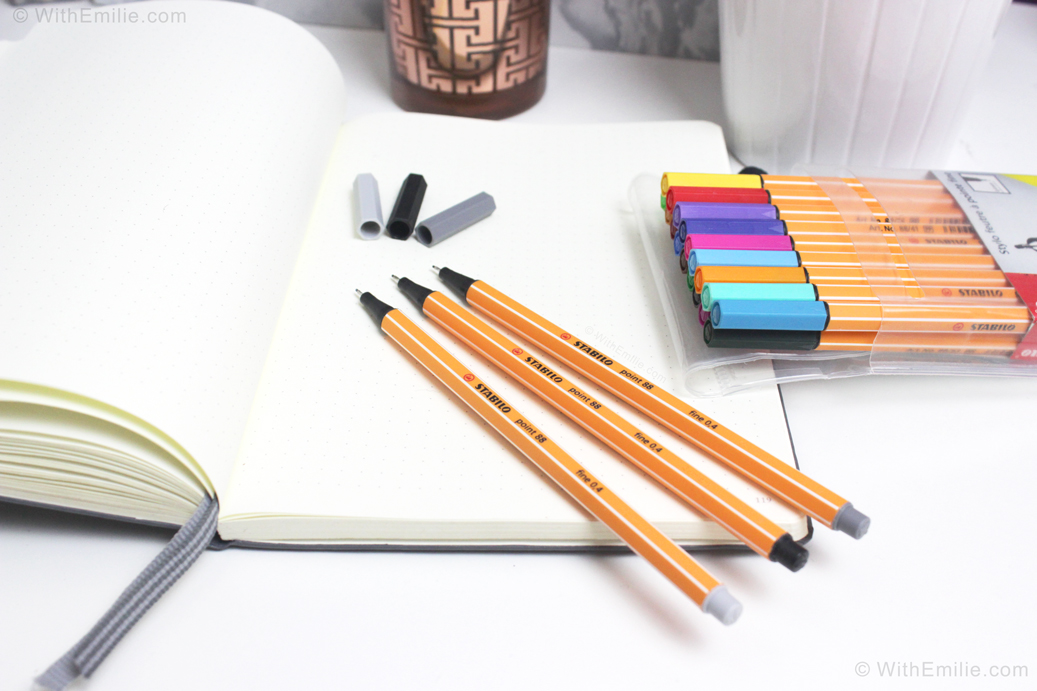 Mes stylos favoris pour le Bullet Journal 🖊📒, Favorite Bullet Journal  Pens, With Emilie