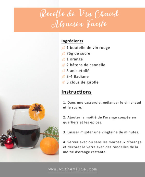 Recette de vin chaud de Noël aux épices - Les Accords Parfaits