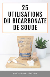 25 utilisations du bicarbonate de soude - With Emilie Pinterest