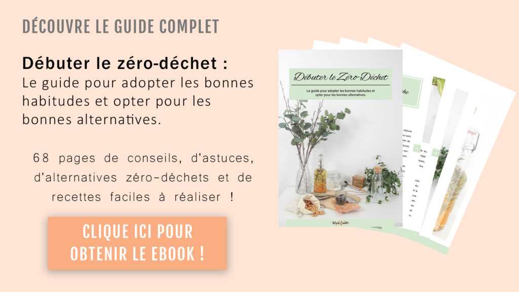 Clique ici pour découvrir mon ebook "Débuter le Zéro-Déchet"