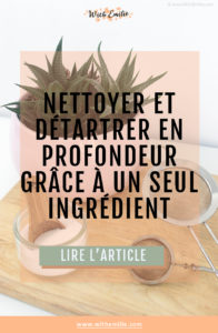 Détartrer facilement avec du percarbonate-WithEmilieBlog Pinterest