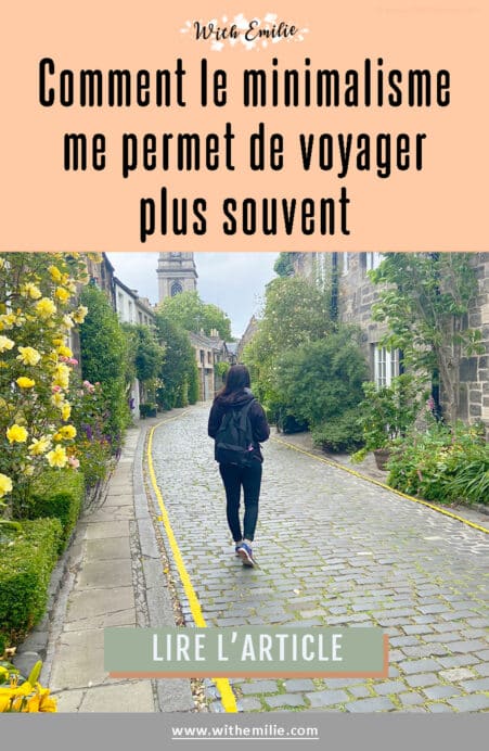 Comment la vie plus simple me permet de voyager régulièrement