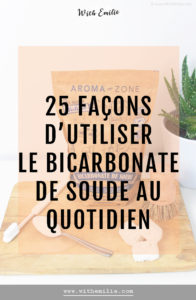 25 utilisations du bicarbonate de soude - With Emilie Pinterest 3