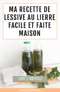 Recette lessive au lierre With Emilie Blog Pinterest
