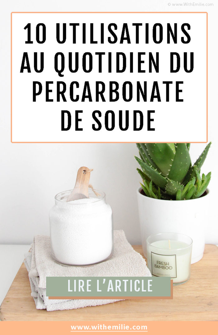 10 utilisations du percarbonate de soude With Emilie Une vie plus — free download